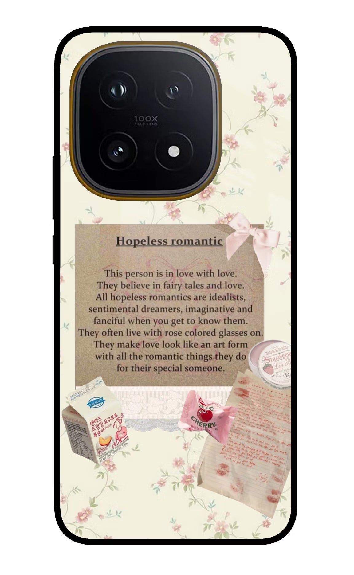 Hopeless Romantic iQOO 15 5G Glass Case