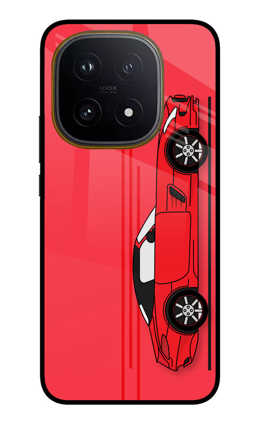 Red Velocity iQOO 15 5G Glass Case