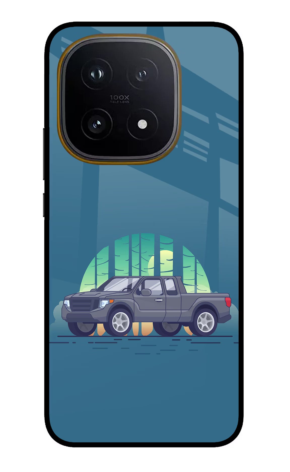 Retro Garage Vibe iQOO 15 5G Glass Case Back Cover by Casekaro