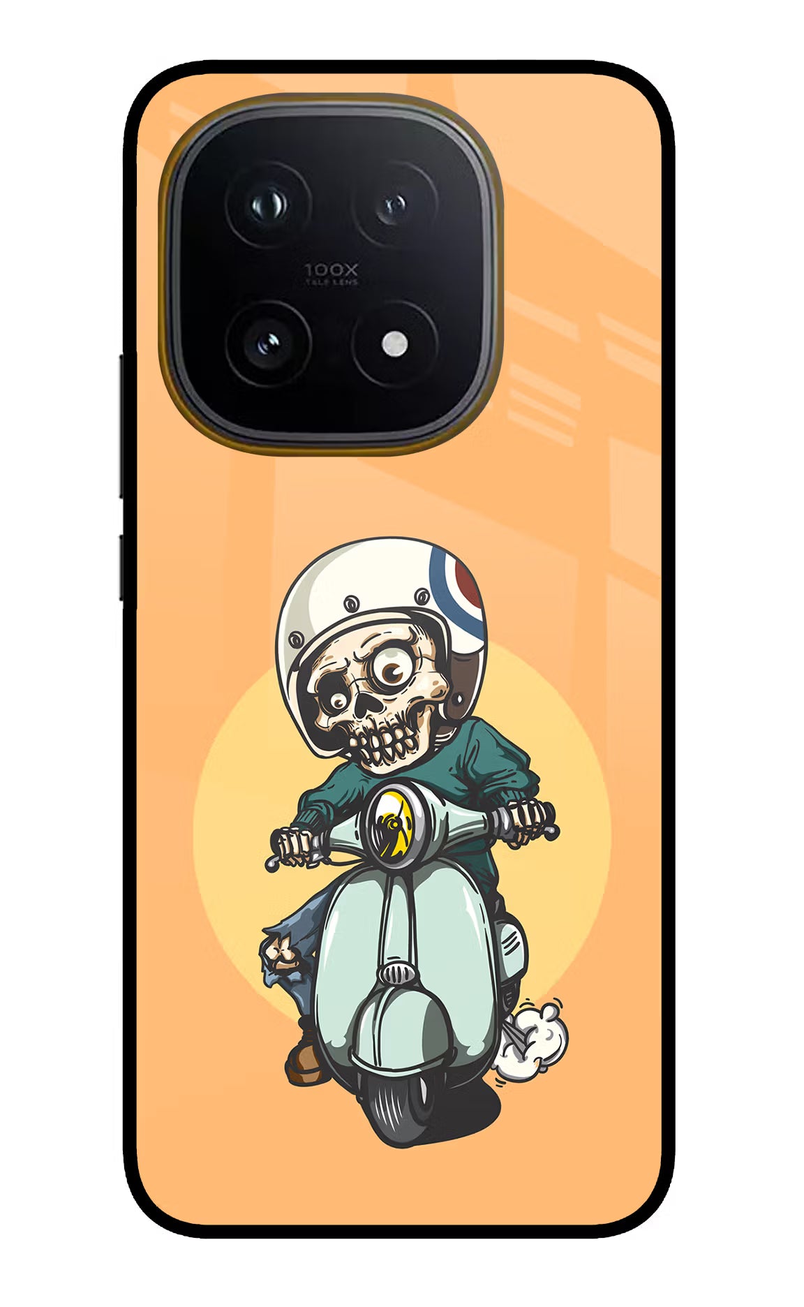 Undead Biker iQOO 15 5G Glass Case Back Cover by Casekaro