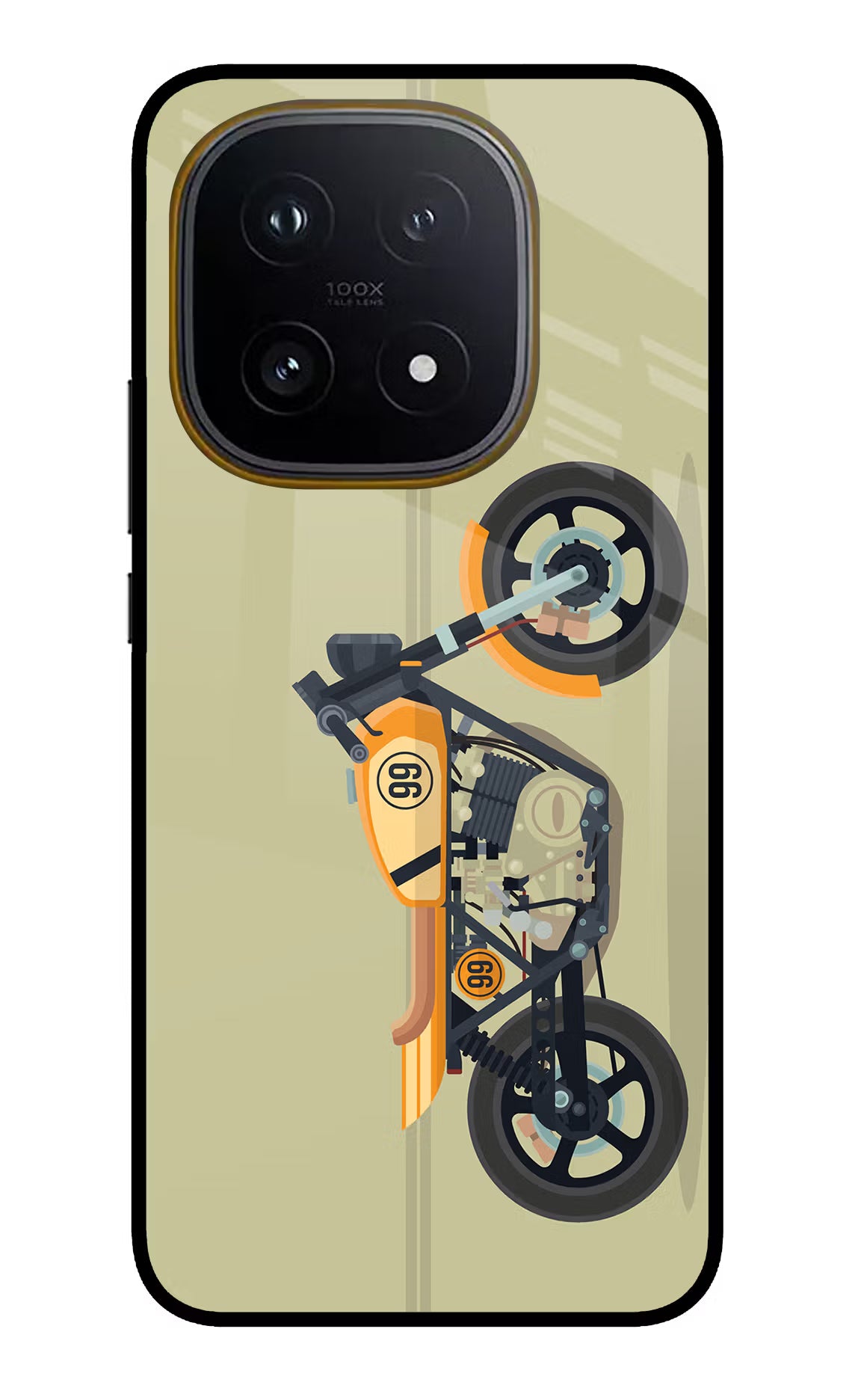 Vertical Speedster iQOO 15 5G Glass Case Back Cover by Casekaro