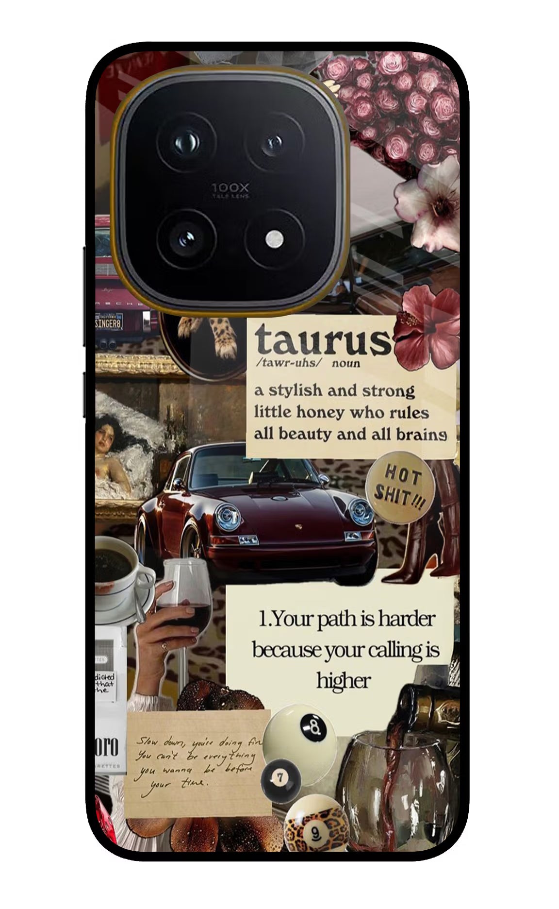 Taurus Zodiac iQOO 15 5G Glass Case