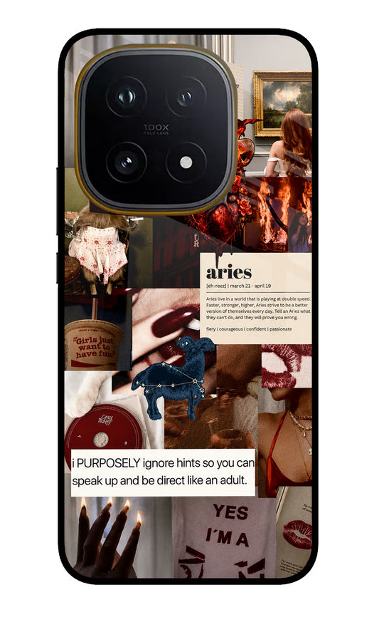 Zodiac Aries iQOO 15 5G Glass Case