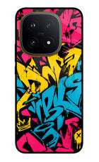 Graffiti Vibe iQOO 15 5G Glass Case Back Cover by Casekaro