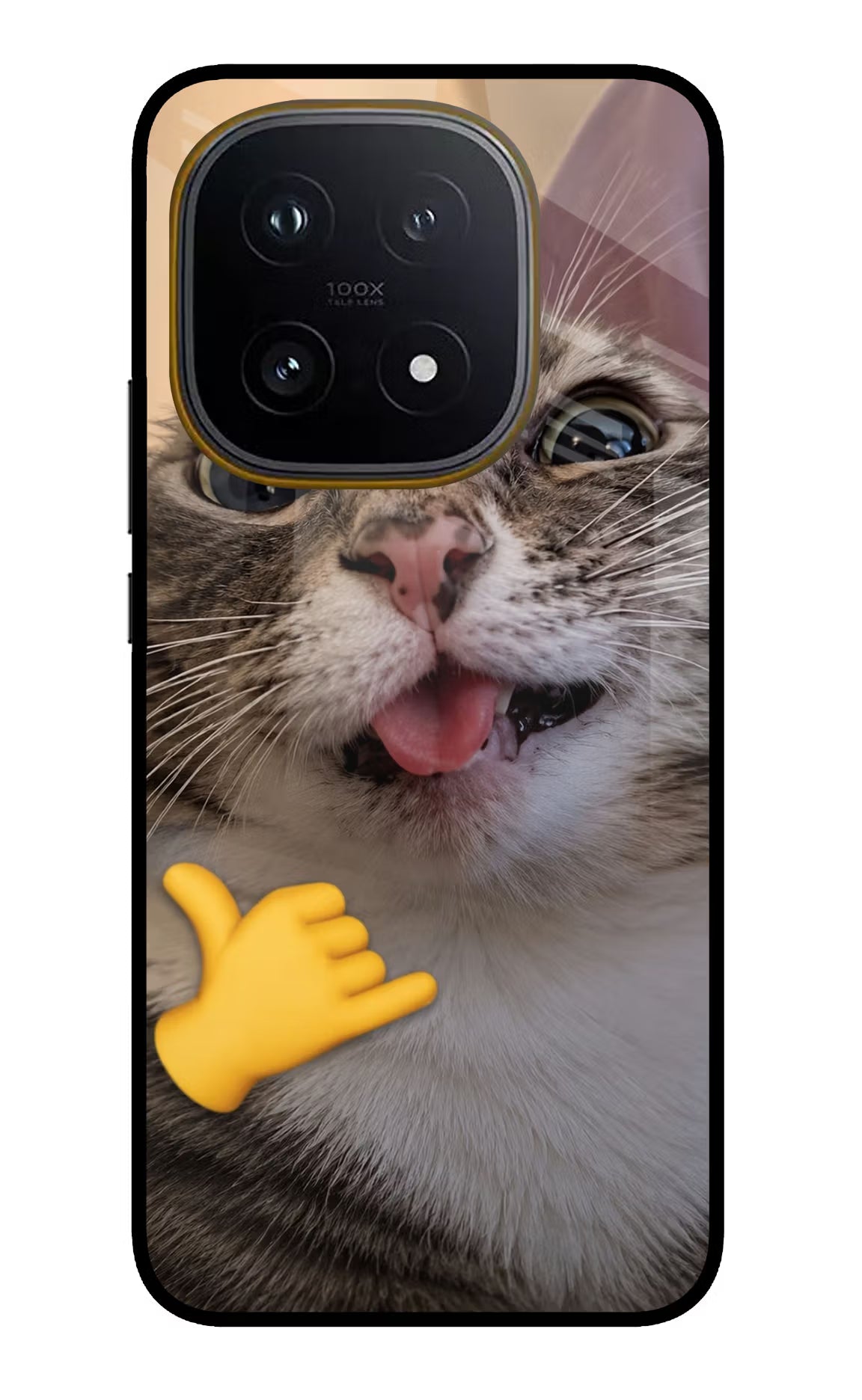Silly Cat Call iQOO 15 5G Glass Case