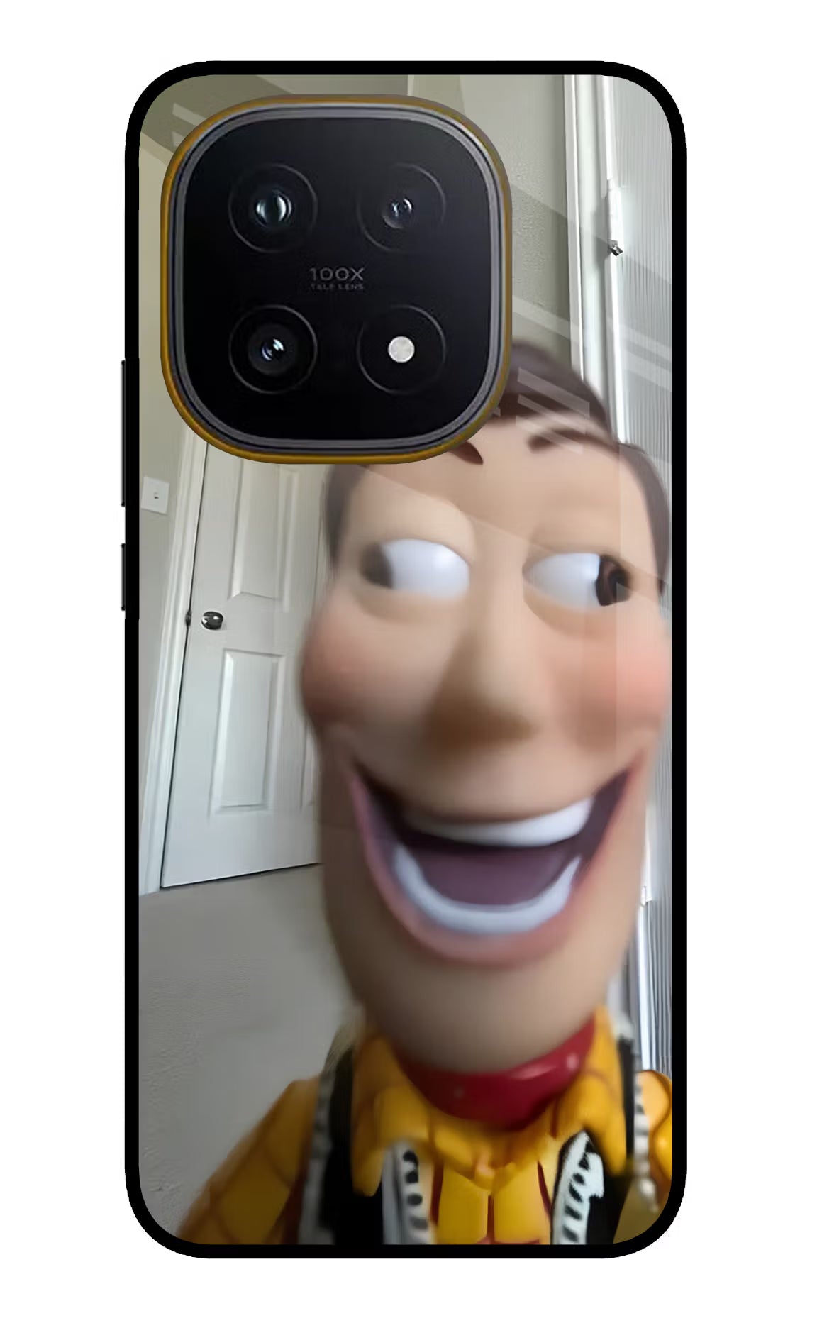 Side Eye Woody iQOO 15 5G Glass Case Back Cover by Casekaro
