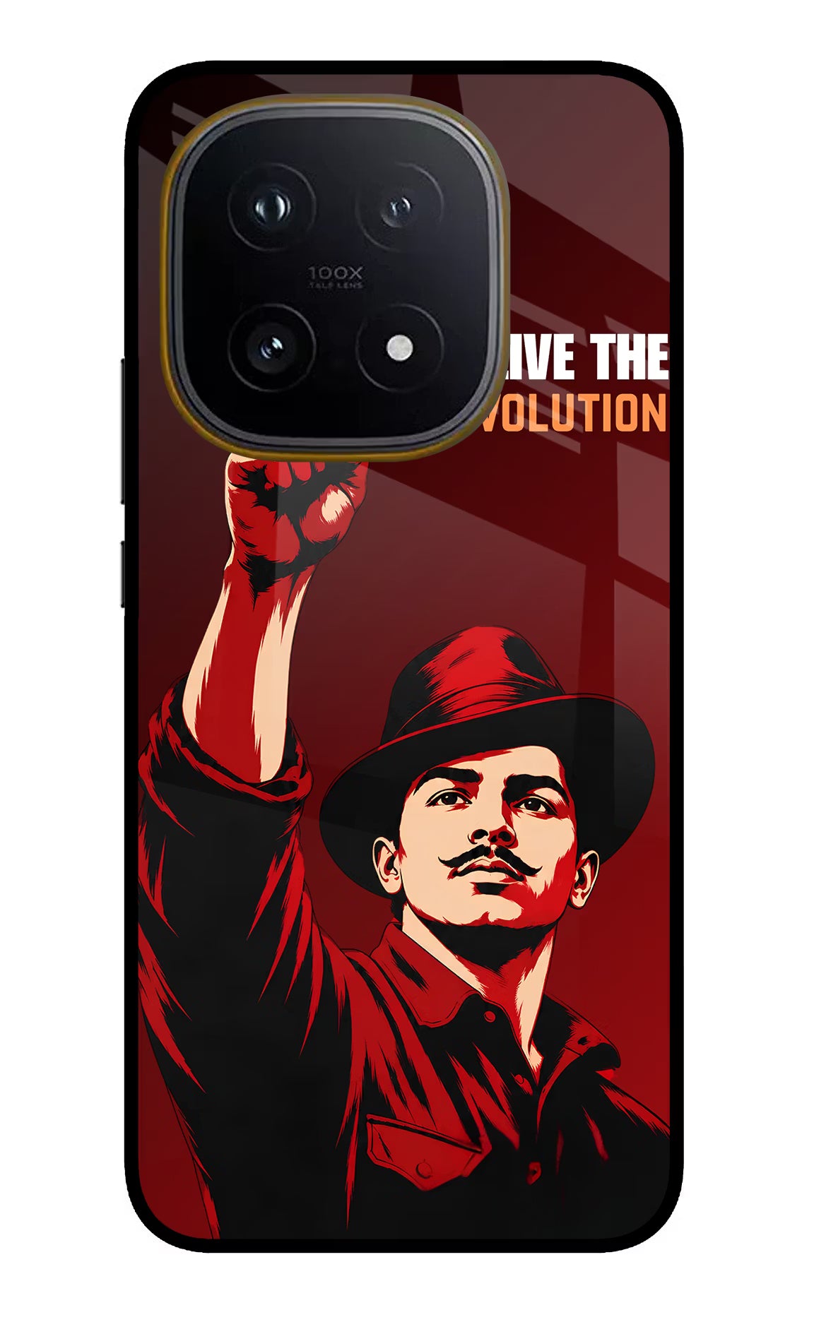 Bhagat Singh Revolution iQOO 15 5G Glass Case