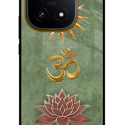 Om & Lotus iQOO 15 5G Glass Case