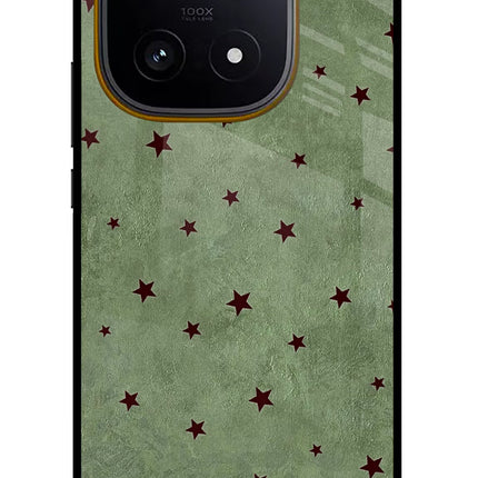 Green Stars iQOO 15 5G Glass Case