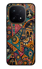 Folk Print iQOO 15 5G Glass Case