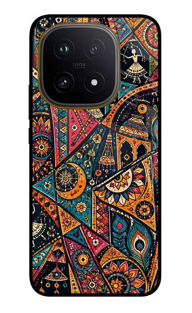 Folk Print iQOO 15 5G Glass Case