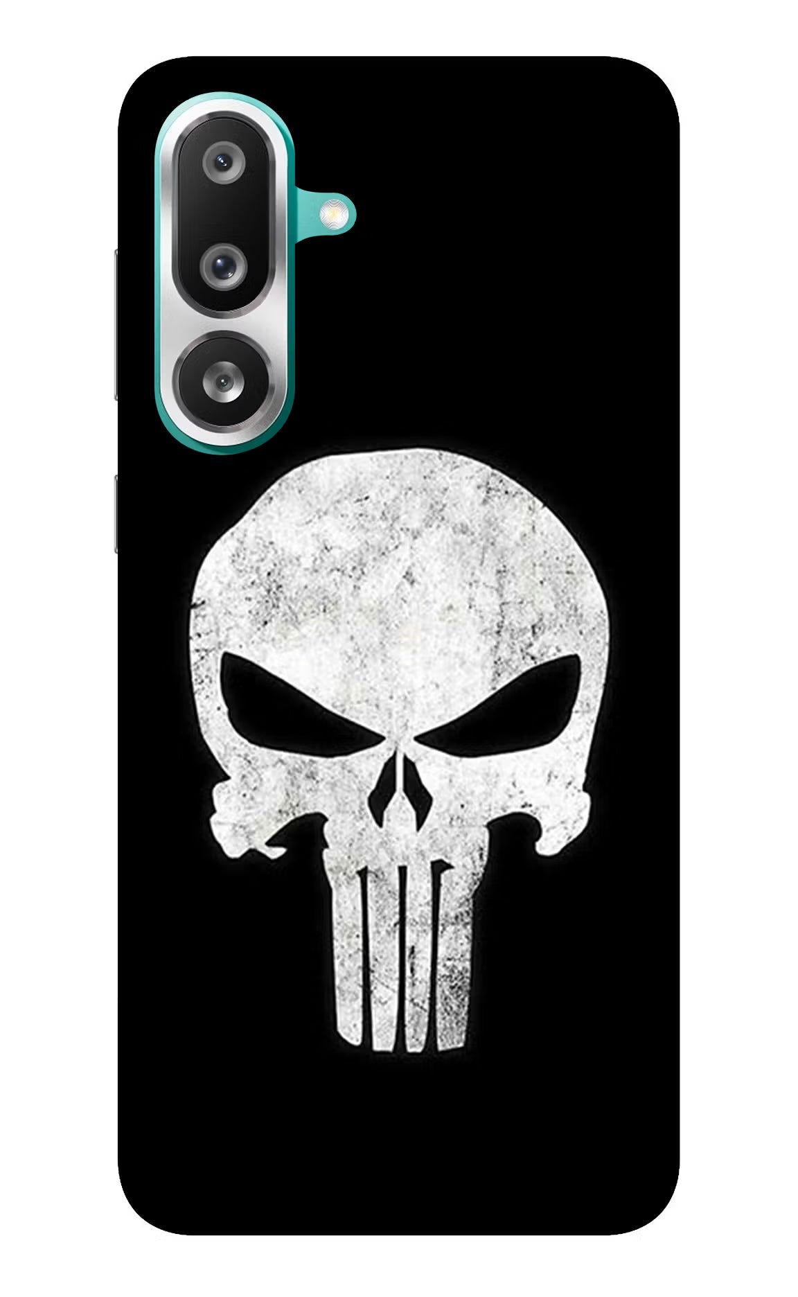 Punisher Skull Samsung F56 Glass Case Back Cover by Casekaro