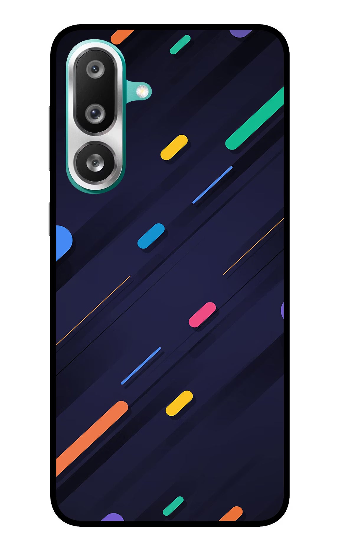 Abstract Design Samsung F56 Glass Case