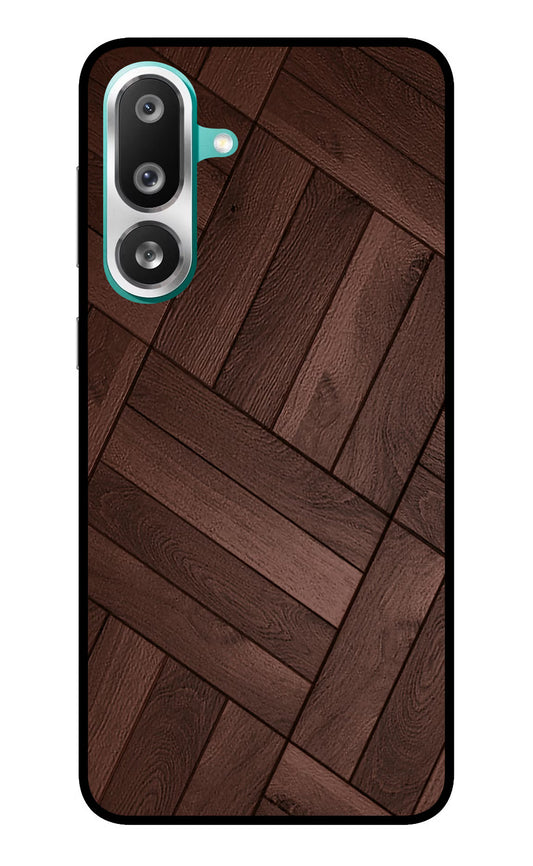Wooden Texture Design Samsung F56 Glass Case