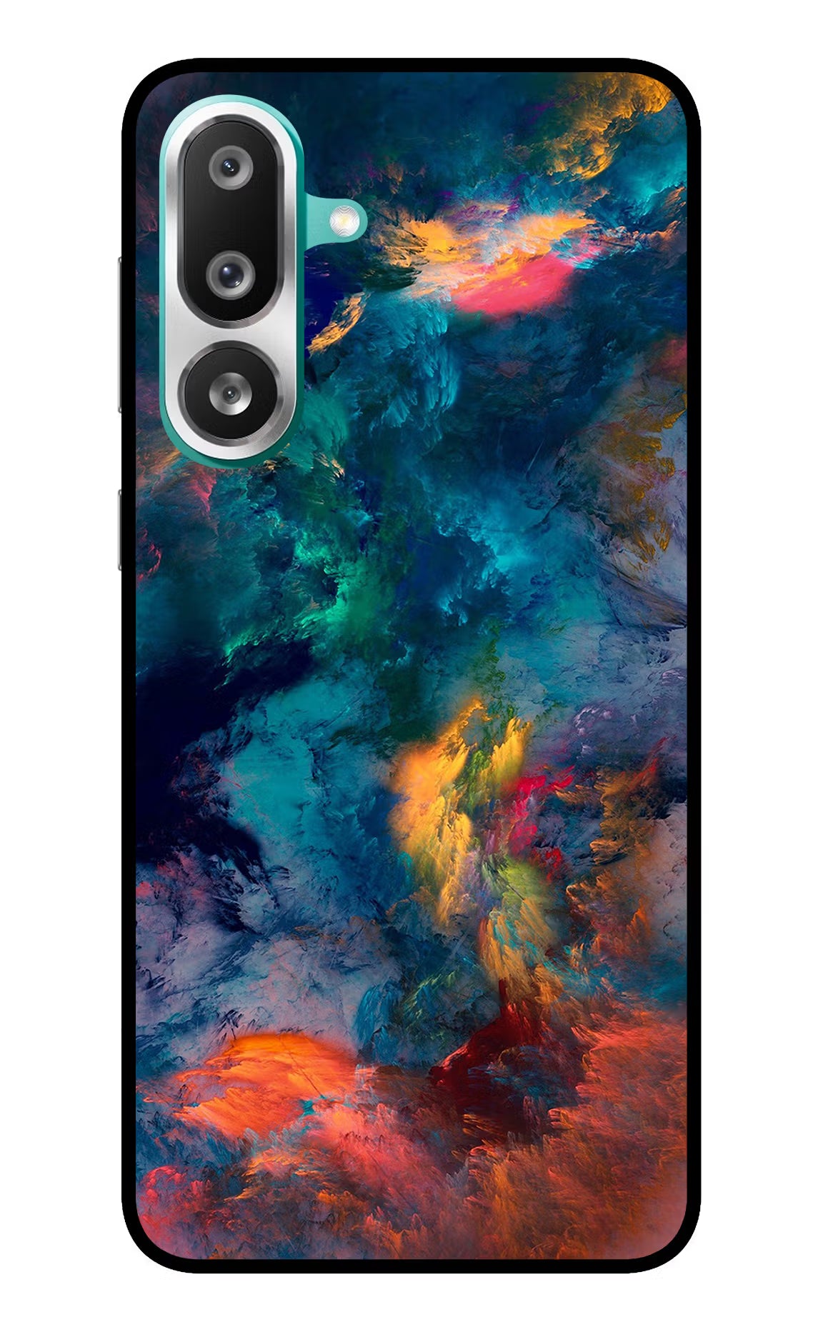 Artwork Paint Samsung F56 Glass Case Back Cover by Casekaro