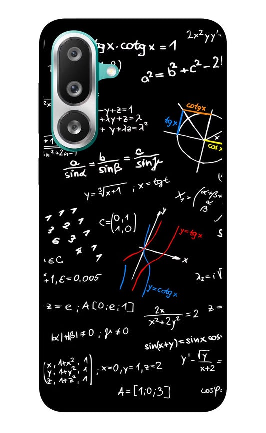 Mathematics Formula Samsung F56 Glass Case