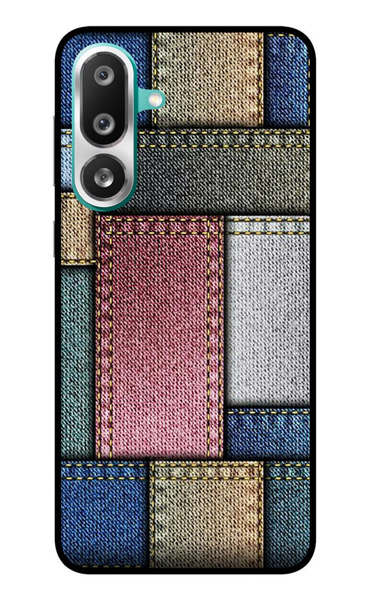 Multicolor Jeans Samsung F56 Glass Case