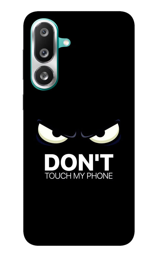 Don'T Touch My Phone Samsung F56 Glass Case