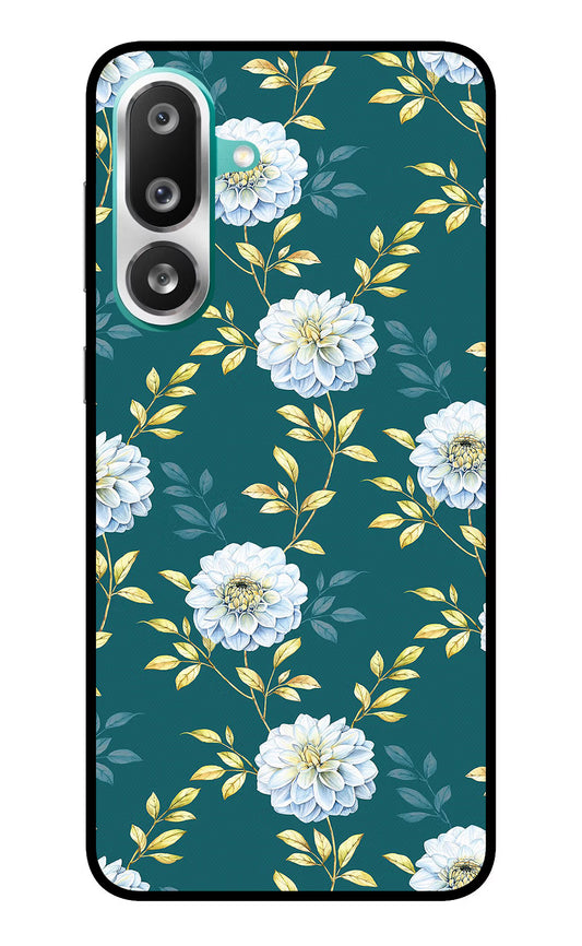 Flowers Samsung F56 Glass Case
