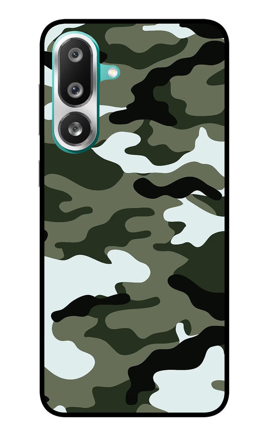 Camouflage Samsung F56 Glass Case