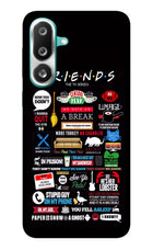 FRIENDS Samsung F56 Glass Case Back Cover by Casekaro