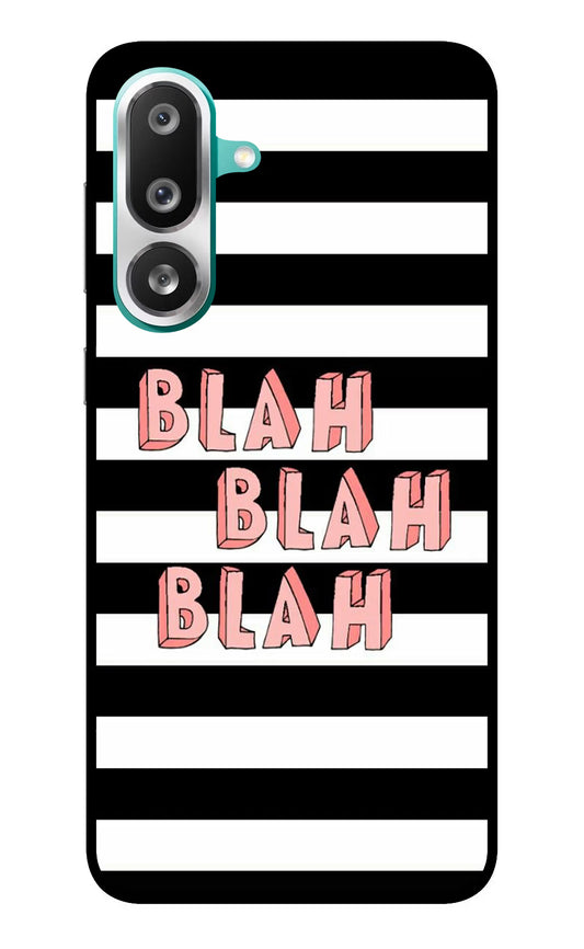Blah Blah Blah Samsung F56 Glass Case