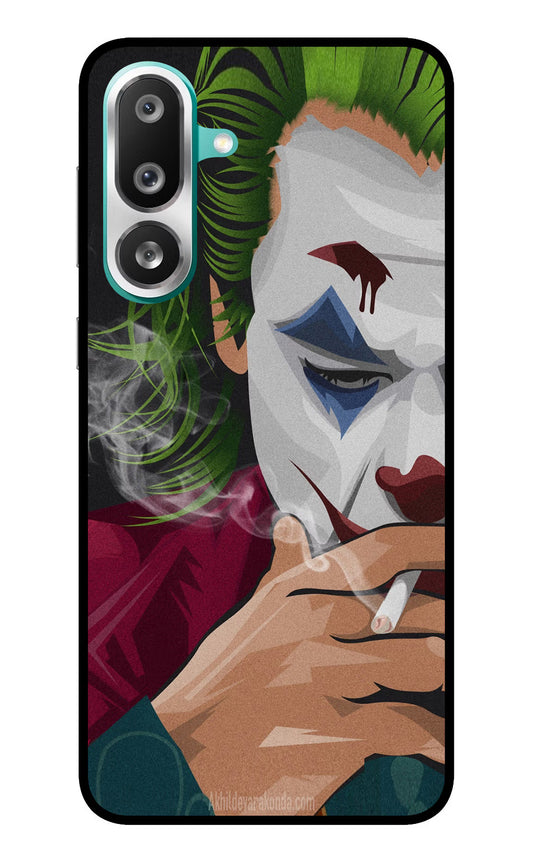 Joker Smoking Samsung F56 Glass Case