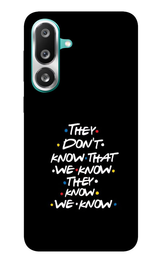 FRIENDS Dialogue Samsung F56 Glass Case
