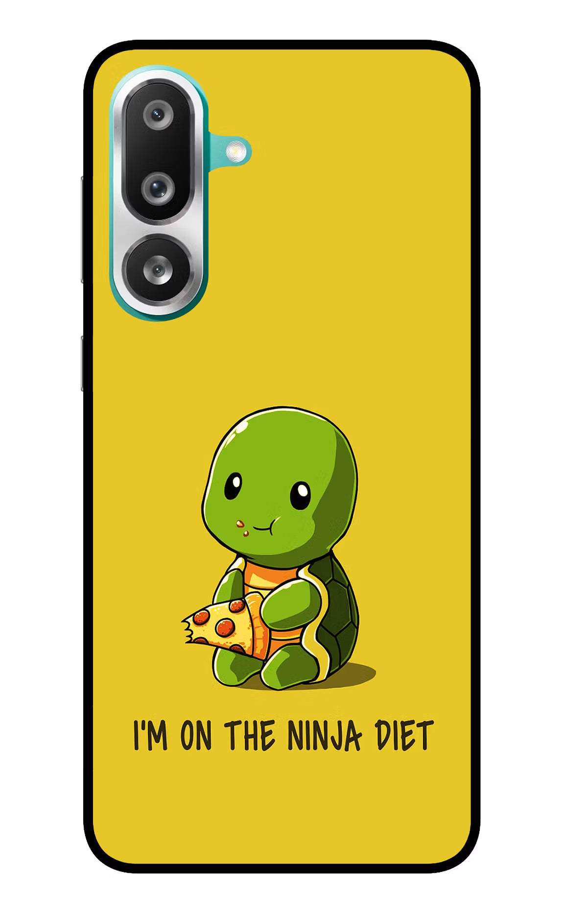 I'm on Ninja Diet Samsung F56 Glass Case Back Cover by Casekaro