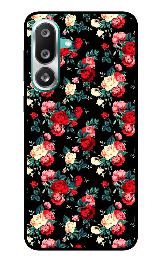 Rose Pattern Samsung F56 Glass Case