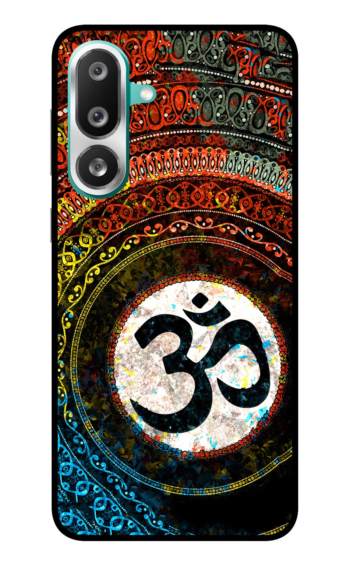 Om Cultural Samsung F56 Glass Case