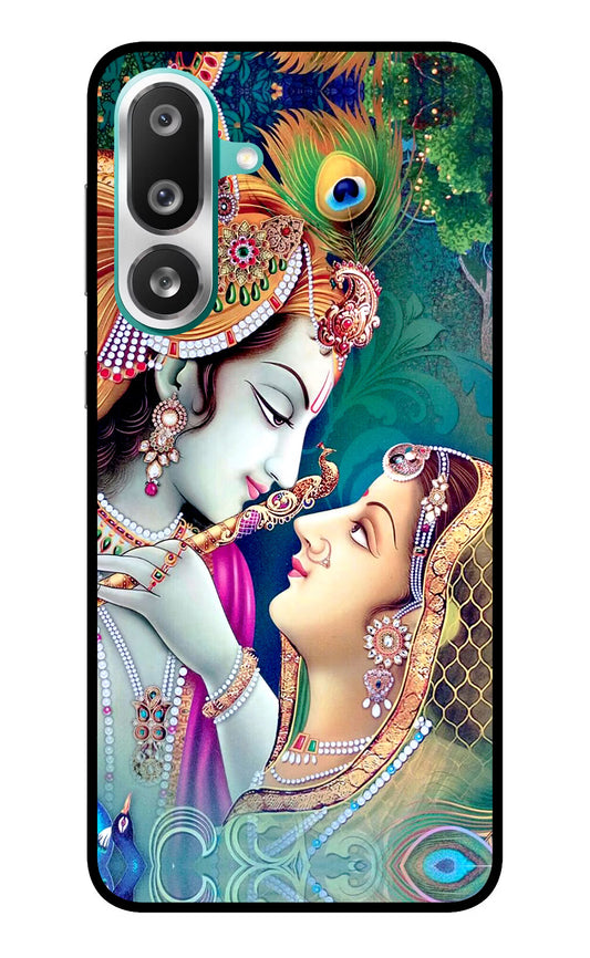 Lord Radha Krishna Samsung F56 Glass Case