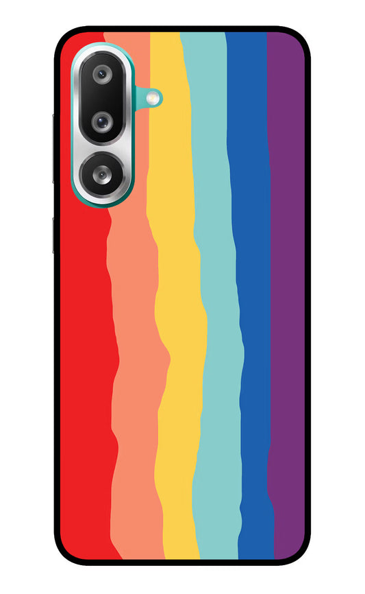 Rainbow Samsung F56 Glass Case