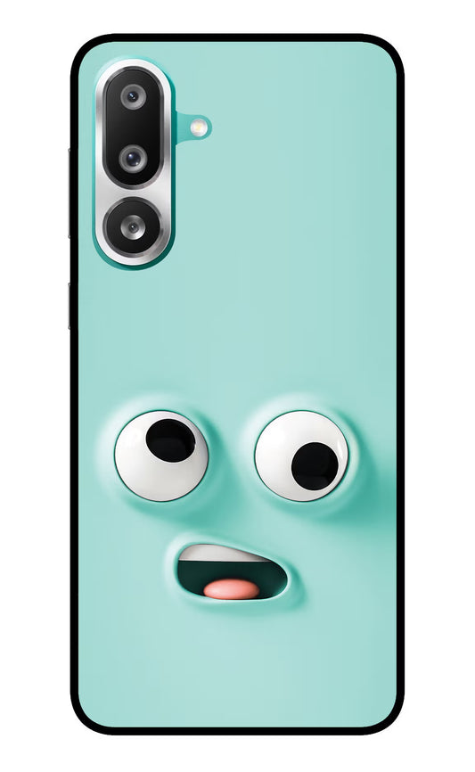 Funny Cartoon Samsung F56 Glass Case