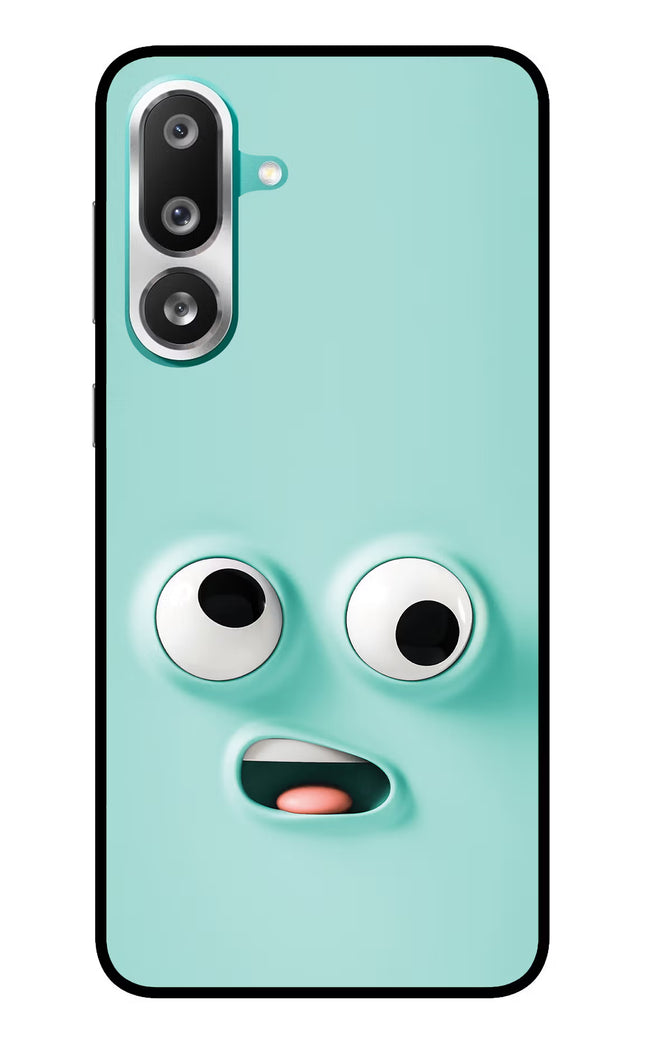 Funny Cartoon Samsung F56 Glass Case Back Cover by Casekaro
