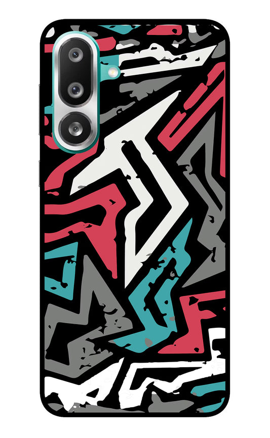 Geometric Graffiti Samsung F56 Glass Case