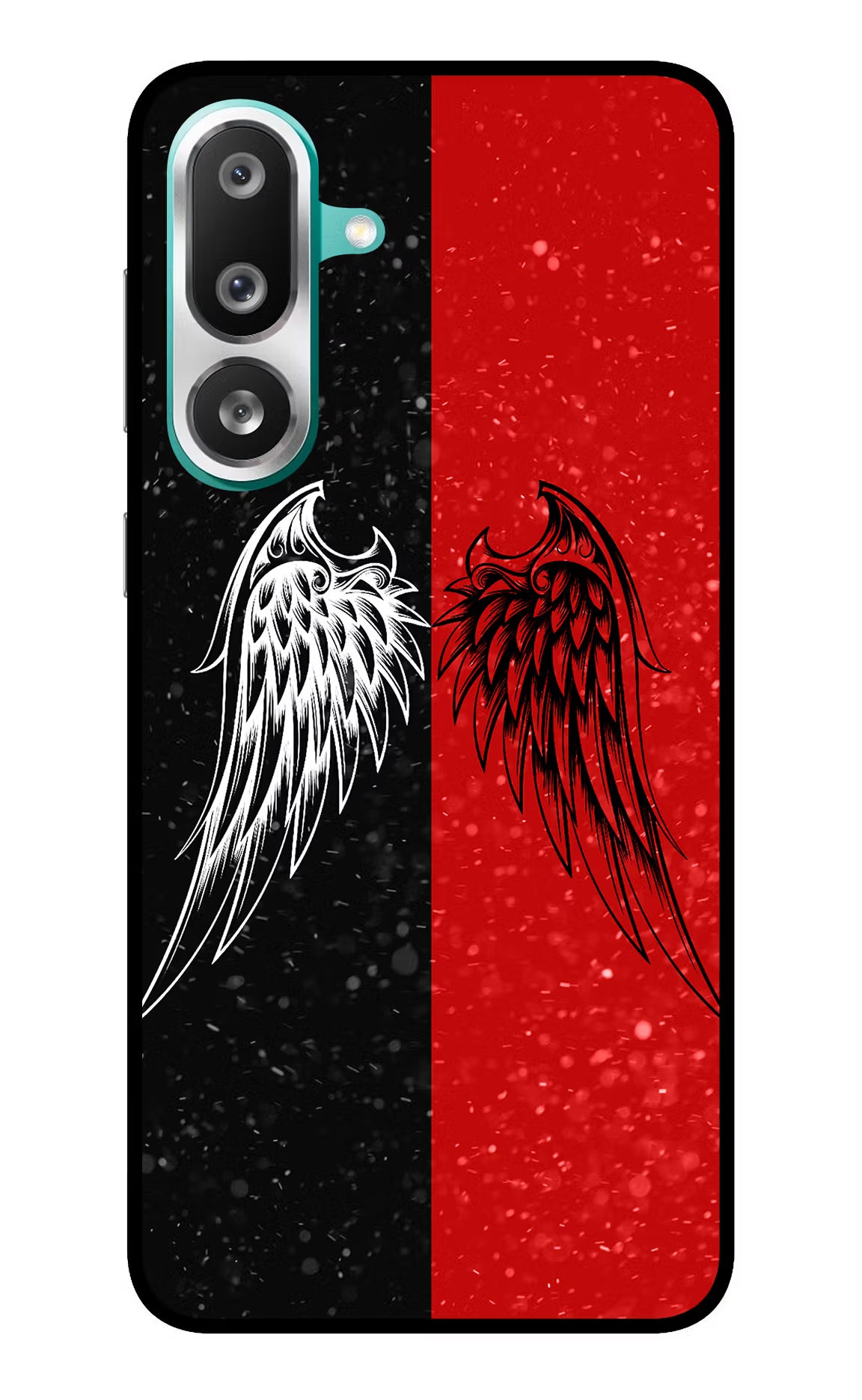 Wings Samsung F56 Glass Case