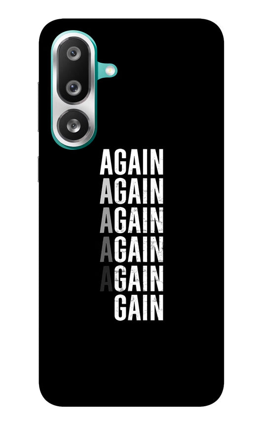 Again Again Gain Samsung F56 Glass Case