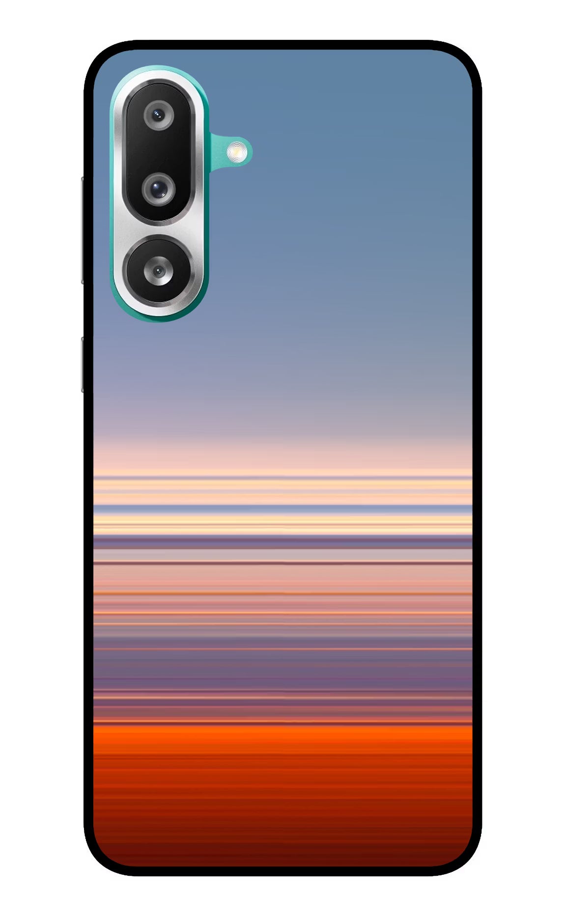 Morning Colors Samsung F56 Glass Case Back Cover by Casekaro