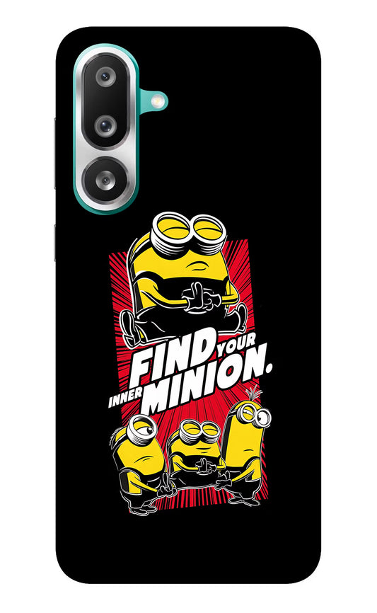 Find your inner Minion Samsung F56 Glass Case