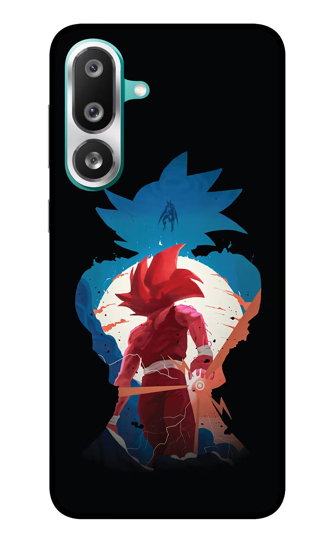 Goku Samsung F56 Glass Case Back Cover by Casekaro