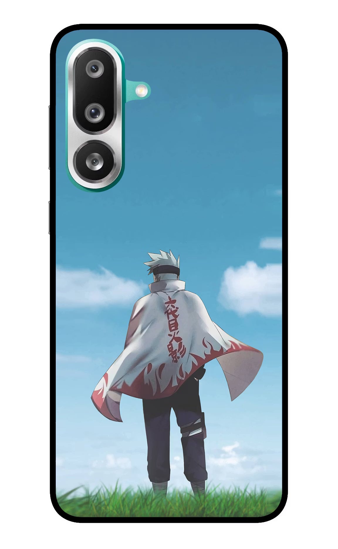 Kakashi Samsung F56 Glass Case Back Cover by Casekaro