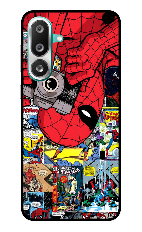 Spider Man Samsung F56 Glass Case