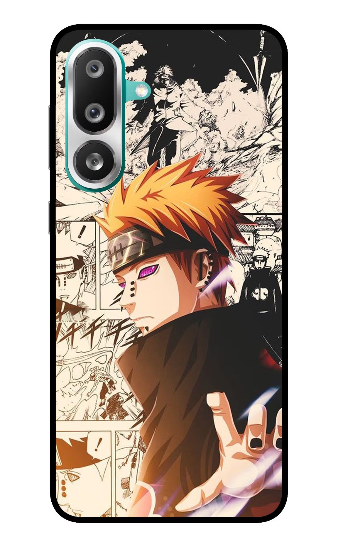 Pain Anime Samsung F56 Glass Case Back Cover by Casekaro