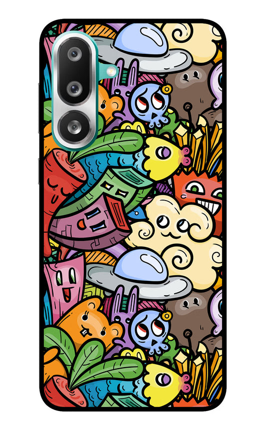 Veggie Doodle Samsung F56 Glass Case