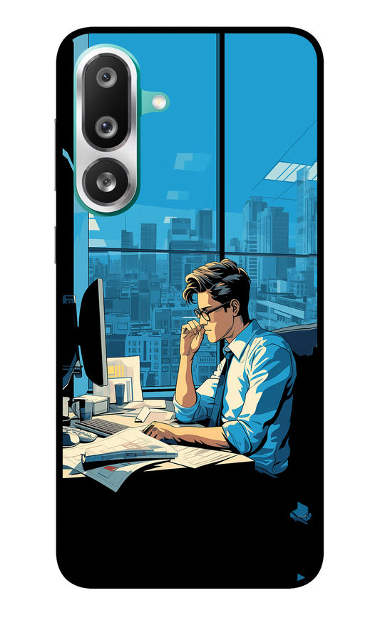 Focused Hustler (AI Generated) Samsung F56 Glass Case
