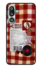 Queen of Disaster Samsung F56 Glass Case