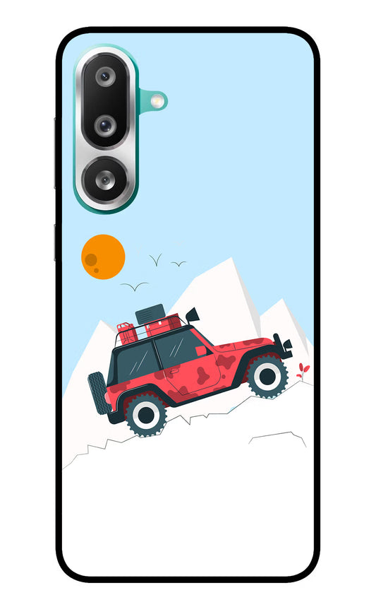 Mountain Trail Beast Samsung F56 Glass Case