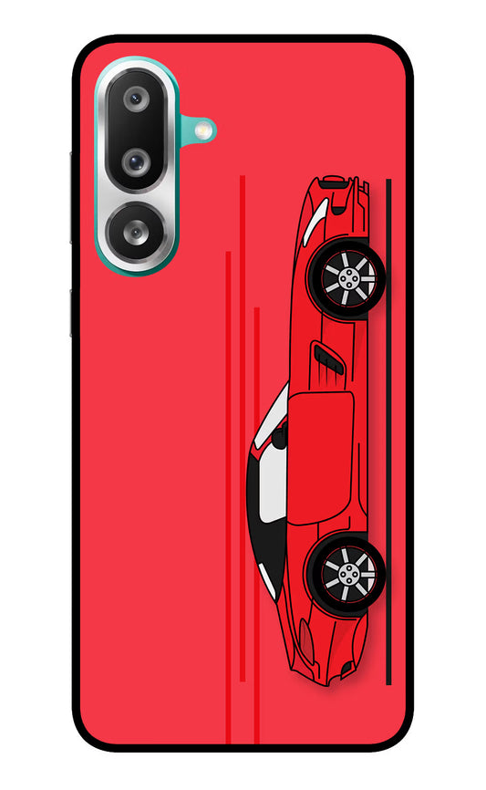 Red Velocity Samsung F56 Glass Case