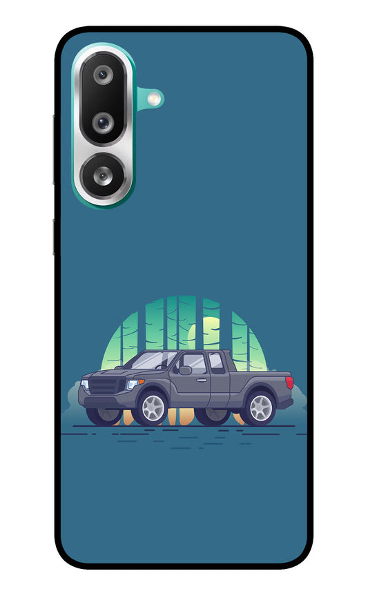 Retro Garage Vibe Samsung F56 Glass Case